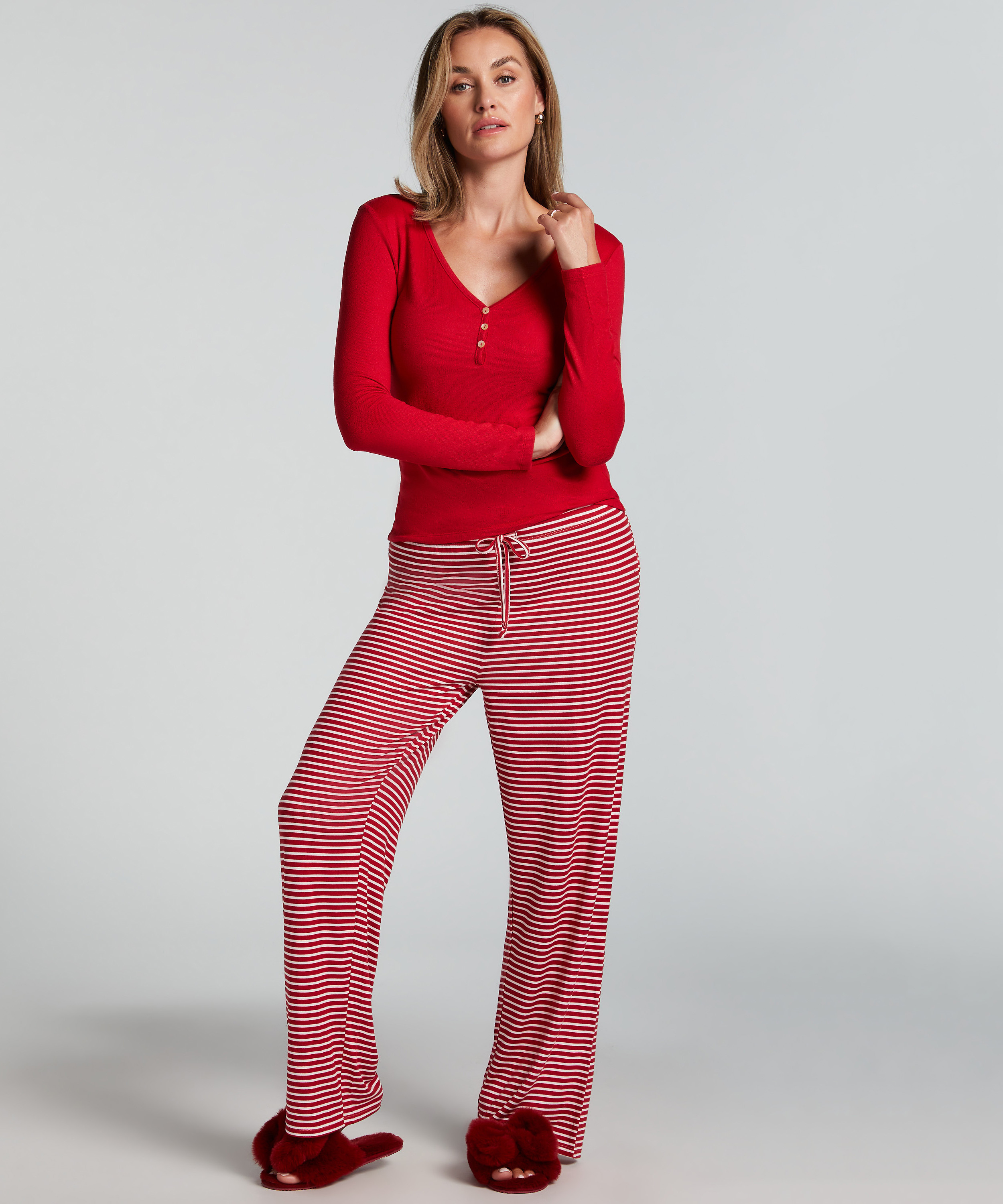 Pajama Set, Red, main