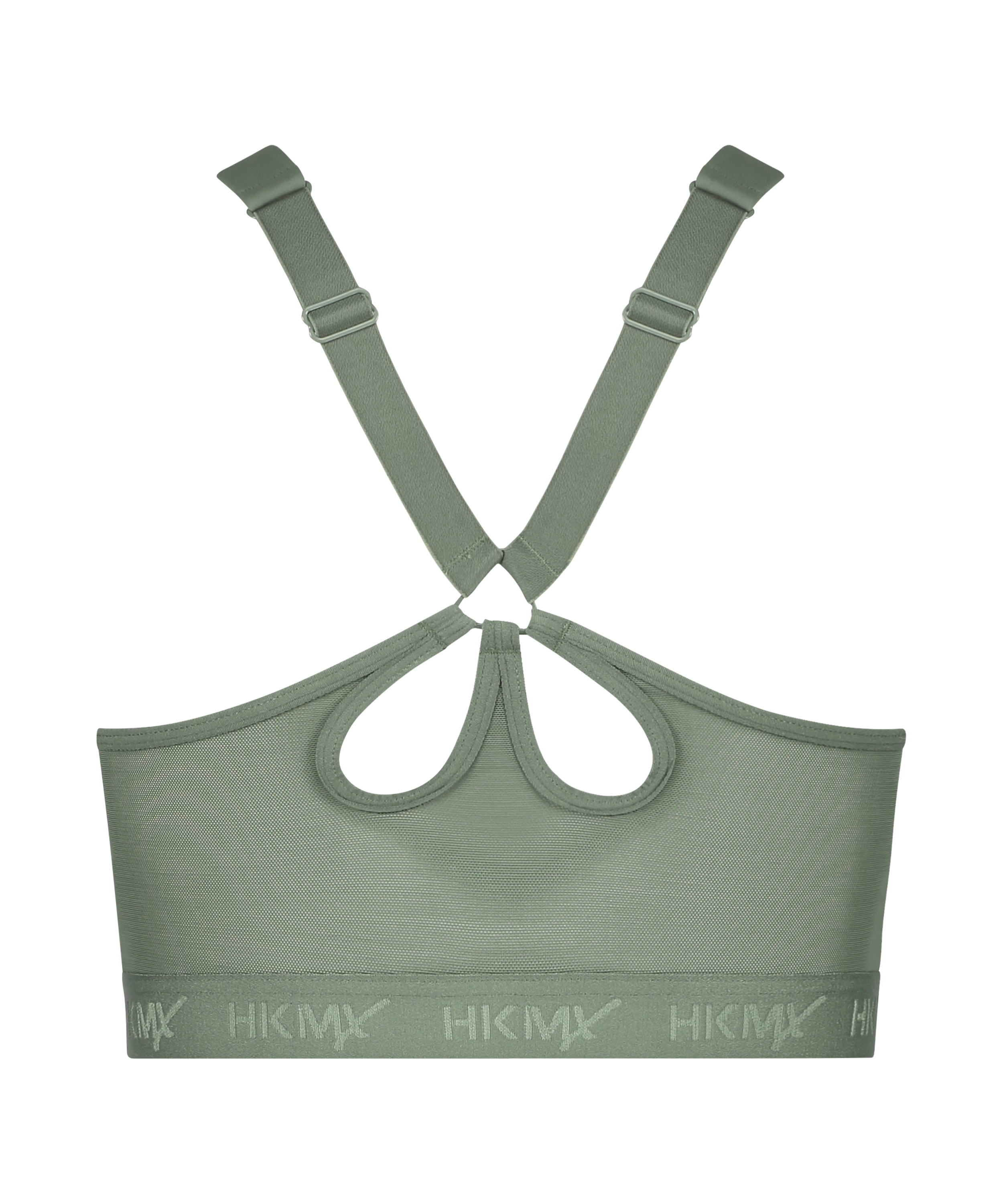 HKMX Sports bra The Pro Level 3, Green, main