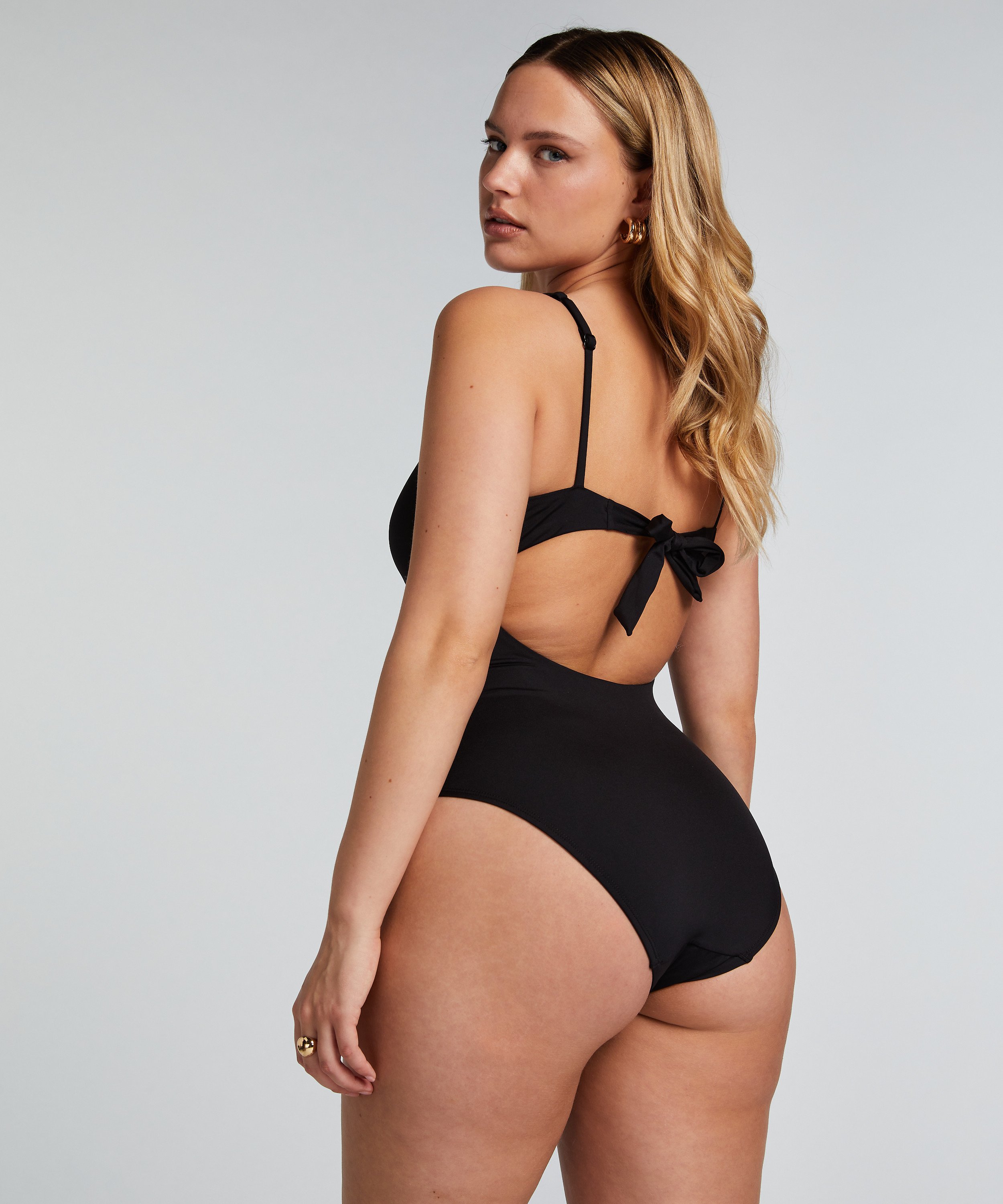 Shaping Santorini Swimsuit, Black, main