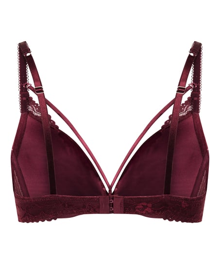 Isadora Padded Underwired Push-Up Bra, Red
