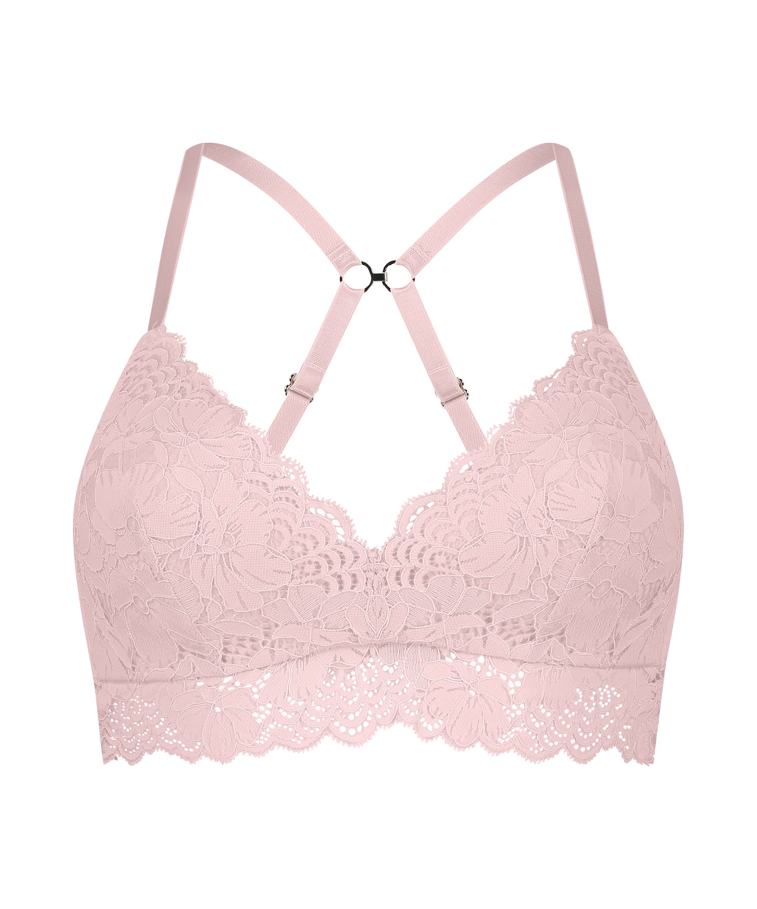 Andrea Padded Non-Wired Bra, Pink, main