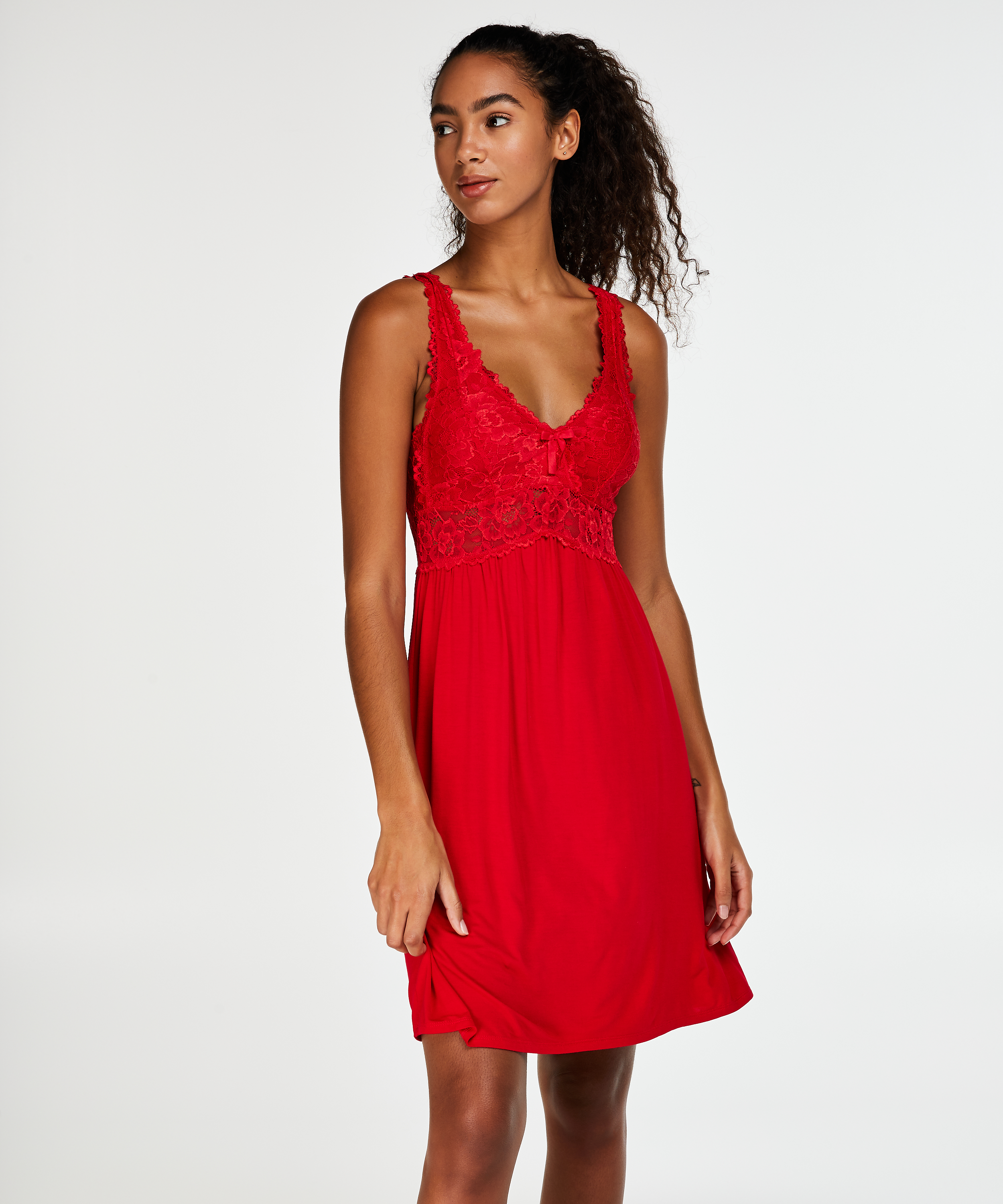 Modal Lace Slip Dress for €25.99 Slip dresses & Babydolls Hunkemöller