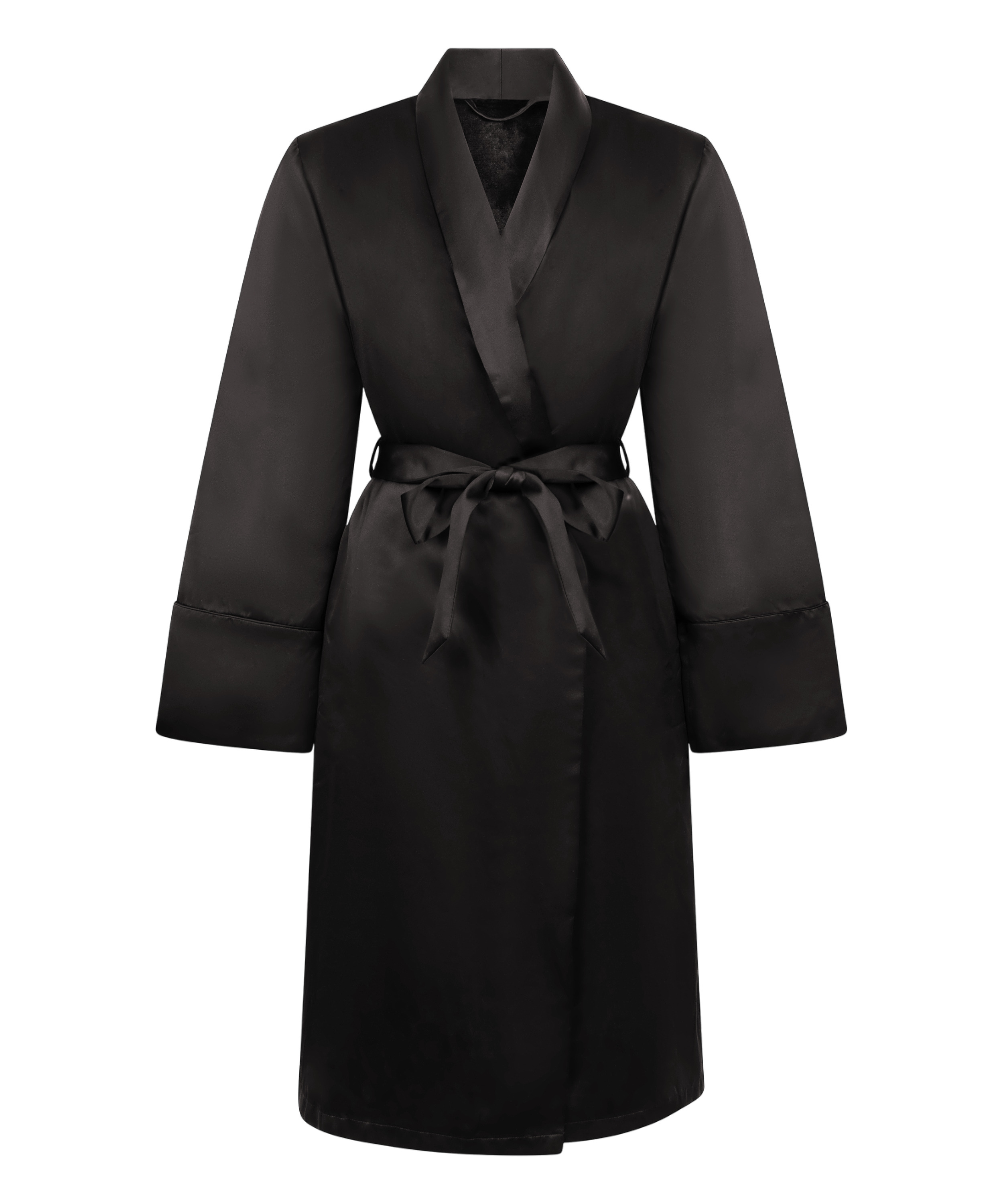 Satin Fleece Bathrobe - Robes - Hunkemller