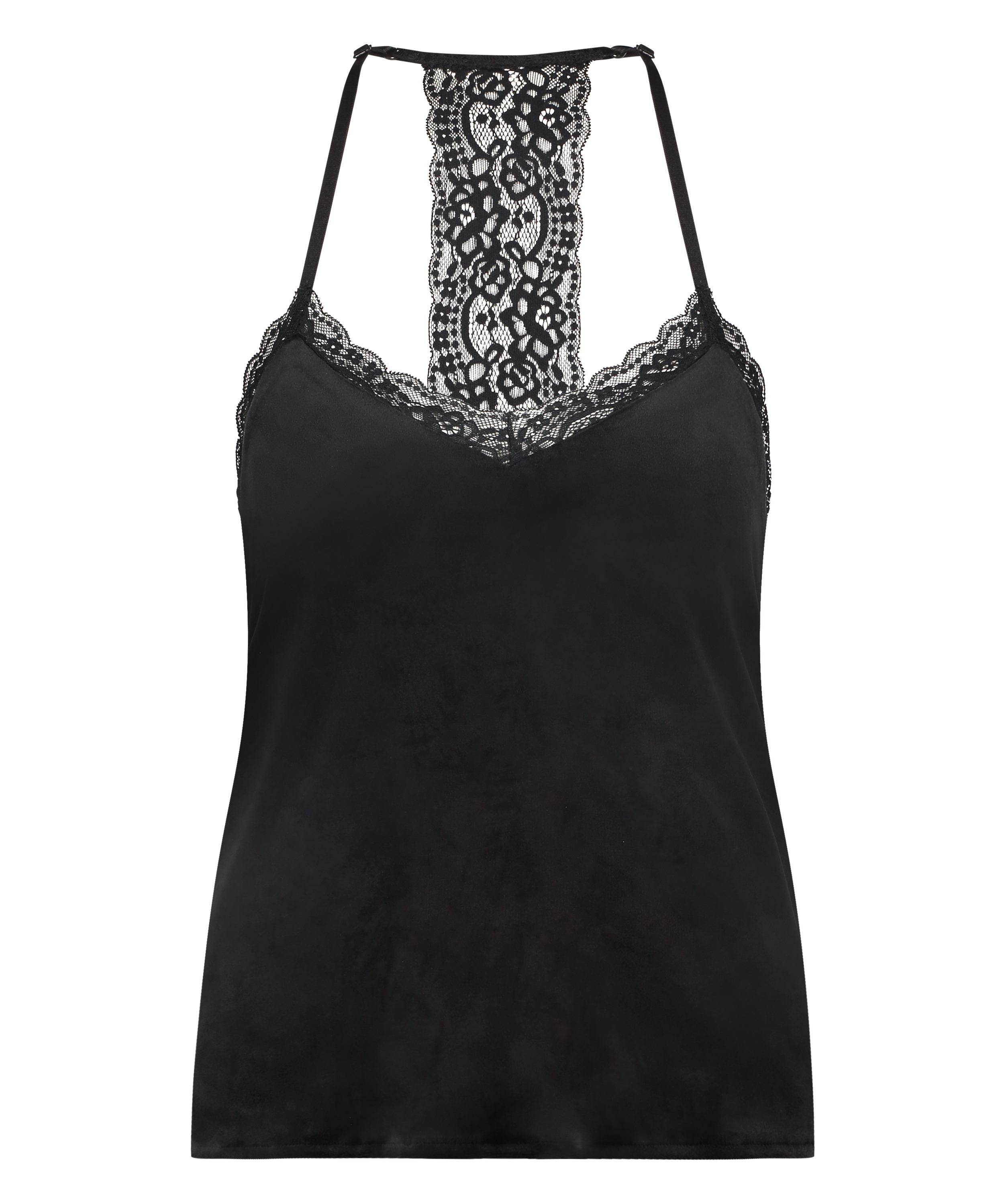 Velvet Lace Cami - Pajama Tops - Hunkemöller